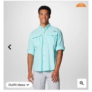 Long sleeve Columbia fishing shirt